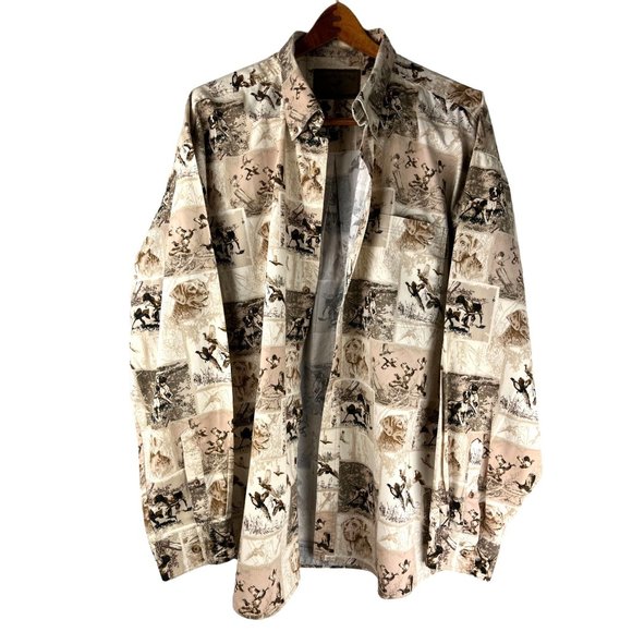 North River Outfitters, Hunting Duck Dog Long Sleeve Shirt, Men's Size XXLarge - Picture 6 of 14